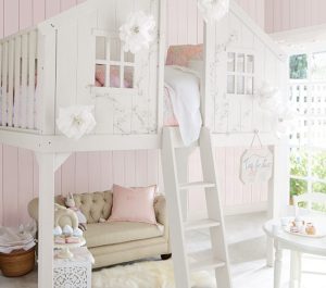 pottery barn kids house bed