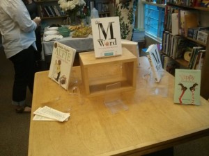 Ransacked book table at the end of the night. The BEST! 